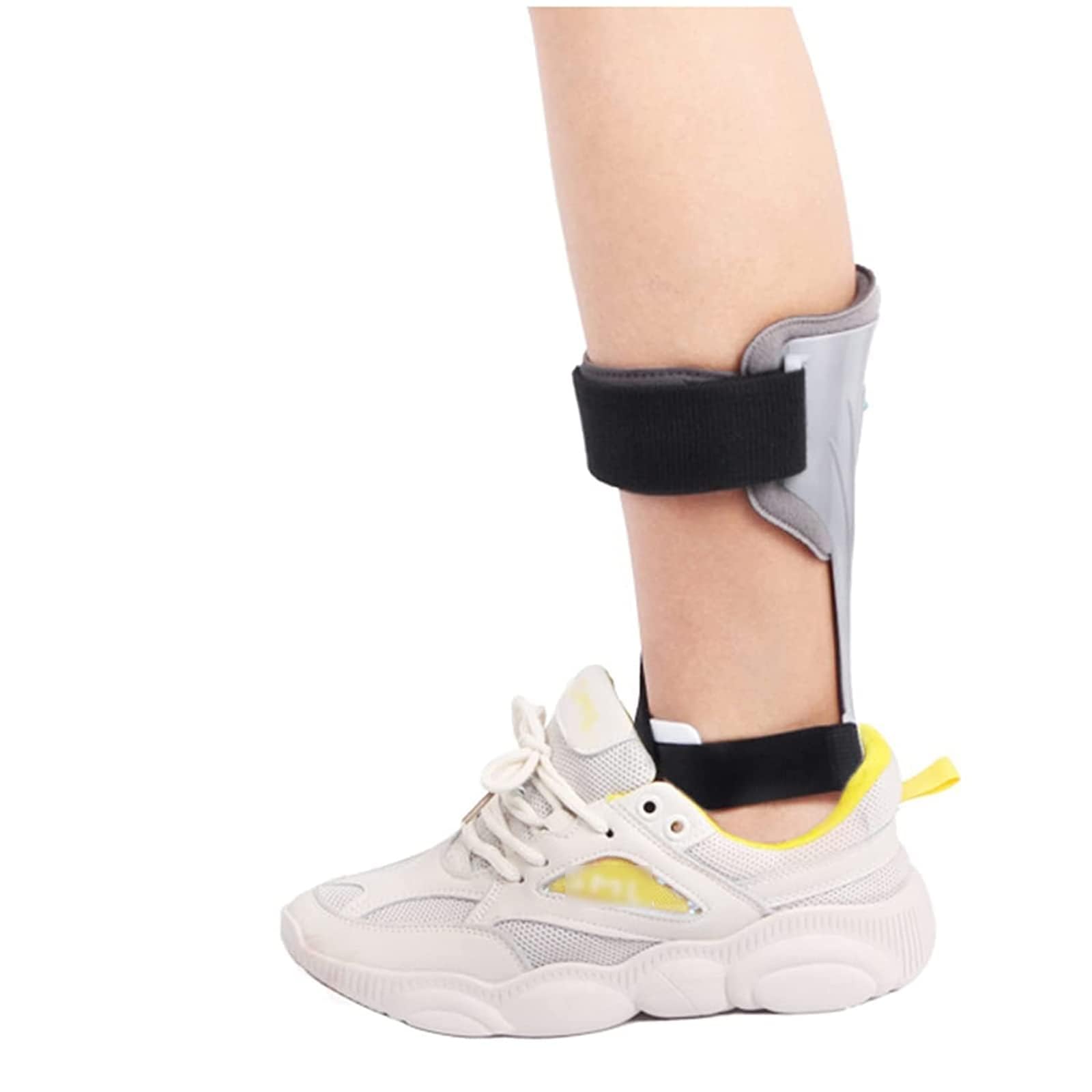Ortesis de Pie Caído, Férula de Soporte para Pie Caído, órtesis de Tobillo, Ajustable Estabilizador de Pie para Caminar para Zapatos con Hemiplejía