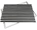 Produktbild Desan | Alu Fußmatte Ultra Mat | 22mm Aluminium Fußabtreter für Außen und Innen | Türmatte für die Haustür | Alu Rahmen | Schmutzfangmatte in 3 Größen | Schwarz | Bürsten | 50 x 75 cm