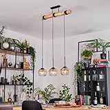  Koyoto Suspension, Boule lumineuse, Suspension Écru, Noir, 3 lumières