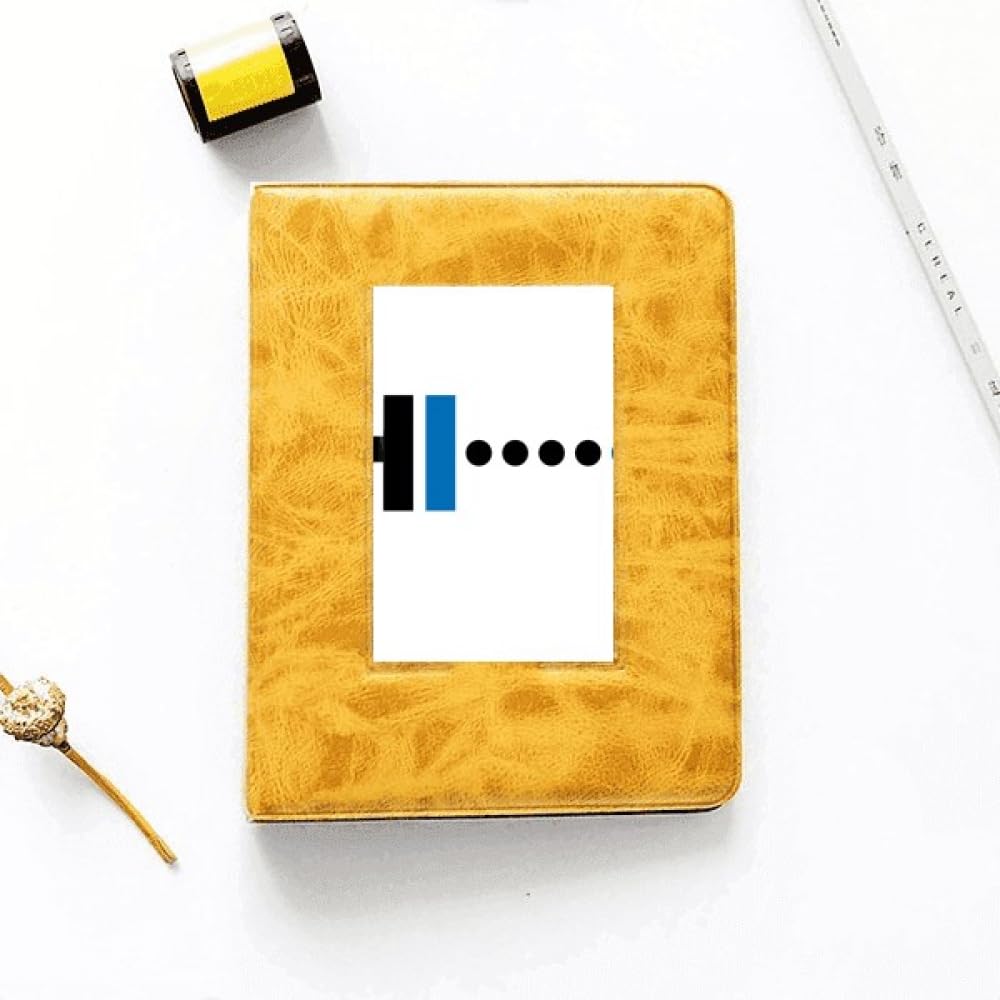 no/no Morse Code Hello Dot Line Expression Photo Album Family Wedding Picture 4x6