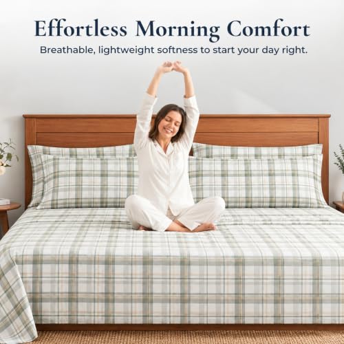 Image of Chaps King Size Sheet & Pillowcase Sets- 6 Piece, Deep Pocket, Wrinkle Free