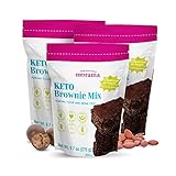 Morama - Gluten-Free Keto Brownie Mix, Baked Keto Dessert Essential, Sugar-Free Brownie Cake Mix with Almond, Cacao and Monk Fruit Extract, No Cake Flour, Ideal for Keto Diet, 9.7 oz, Pack of 3