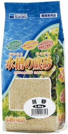 水槽の底砂川砂 0 8kg 水作 底床 通販 Amazon