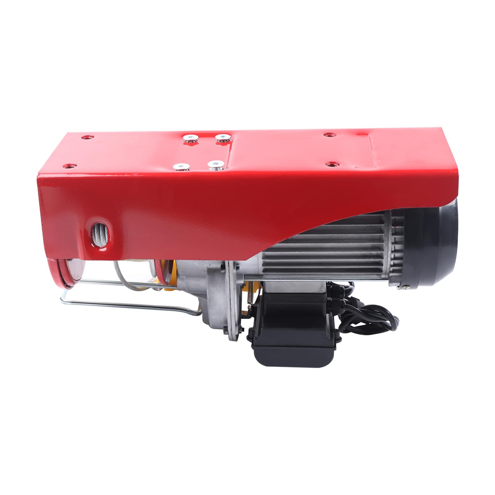 Paranco elettrico a fune da 1600 W, con arresto di emergenza per officine, paranco elettrico per casa, garage