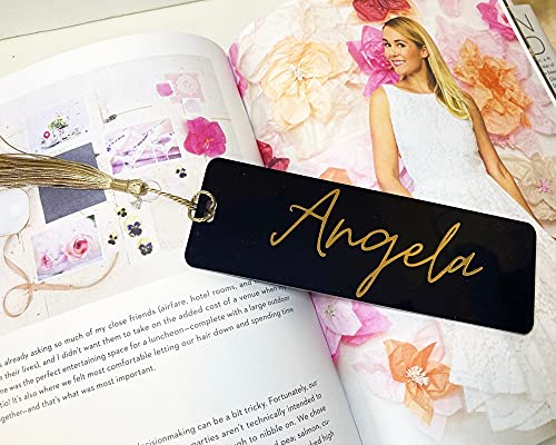 10 segnalibri rettangolari in acrilico, foglio