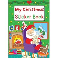 My Christmas Sticker Activity Book for Kids – 24 Fun-Filled A4 Pages of Christmas Puzzles, Colouring, Dot to Dot & Mazes – Activities for Boys & Girls Aged 3+