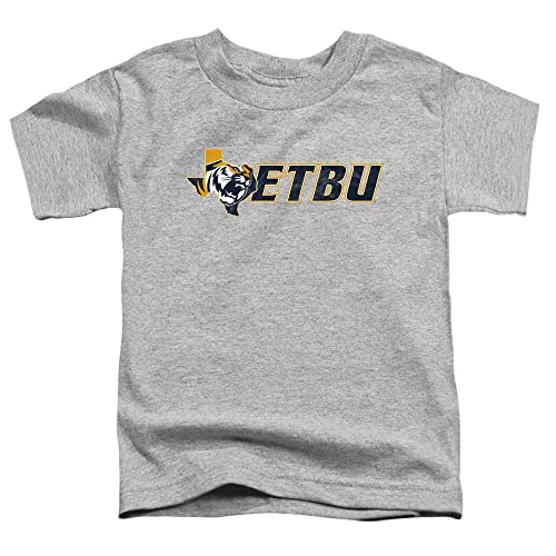 East Texas Baptist University Official Tigers Logo Unisex Toddler T Shirt,Athletic Heather, 2