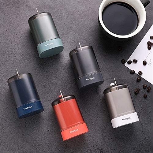 Automatic Toothpick Holder Table Toothpick Container Household Table Toothpick Storage Box Toothpick Dispenser(D)