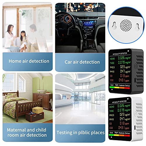 Monitor di qualità dell'aria 6 in 1 per interni