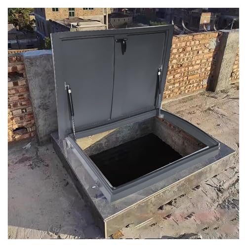 Trampilla de acceso a techo metálica de 55x75 cm para almacén 2