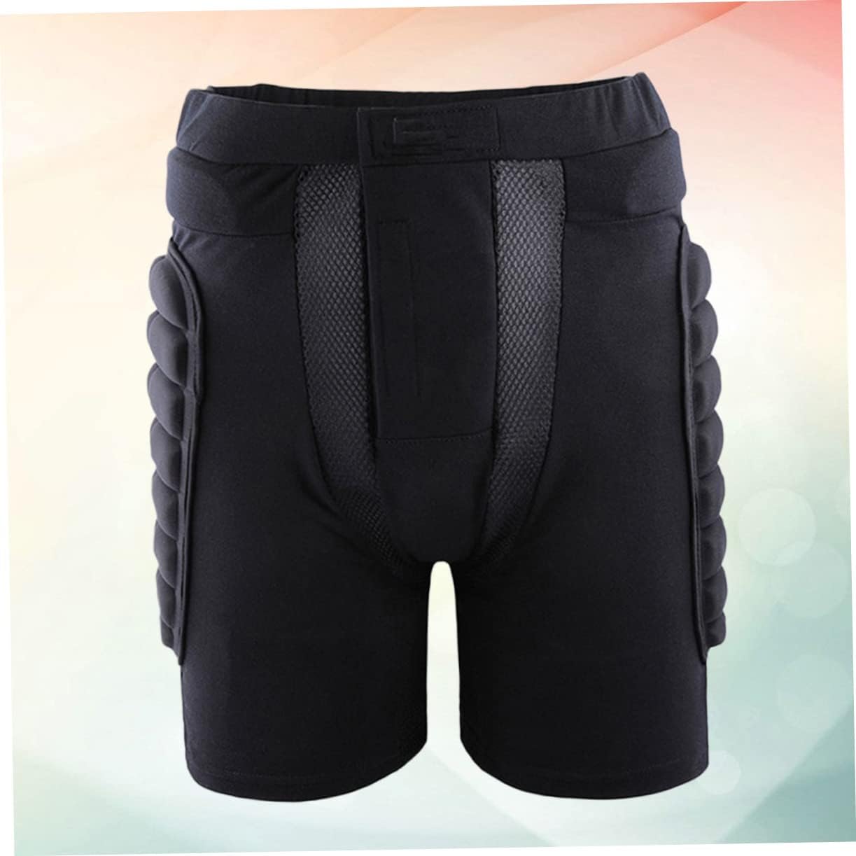 VANZACK Boys and Girls Protective Gear Snowboarding Skiing Pants for Hockey Skate Riding Fall Pants Hip Thigh Tailbone Padding Lining Comfortable for Boys and Girls Youth Adults Black