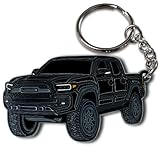 FOUR WHEEL BEAST Tacoma Keychain - Tacoma Accessories 2016-2022 mods Cool PRO Sport Off Road Key Chain Fob Cover - 3rd gen off road Toy Truck (Black)