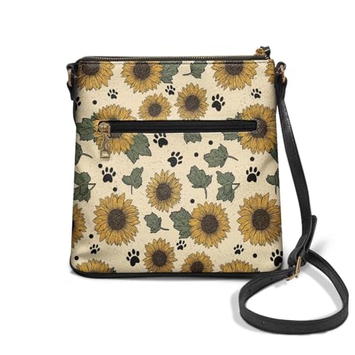 Image of Leather Purses for Women, Leather Hobo Bags for Women Travel Sling Purse Triple Zippered Pockets Shoulder Bag