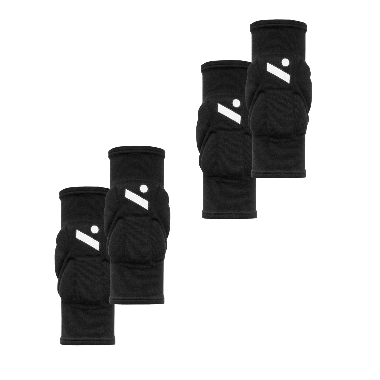 ninesquared Genouillères New Shield - Protection Avancée - Tailles S/M/L/XL - 2 paires - Couleur Noir - Unisexe (XL)