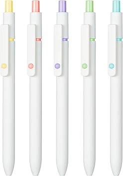 Stylos Kaco Morandi II Lot De 5 - Pointes Fines 0,5mm Couleurs Assorties - 5