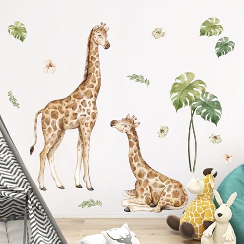 Vinilos decorativos 3D adhesivos removibles de animales de la jungla miniatura 6