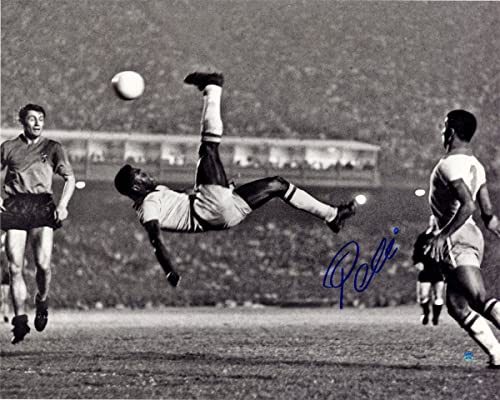 Pele Joe New York Cosmos Autograph Signed 16X20 Bicycle Kick Photo Steiner Sports Certified #TOP8