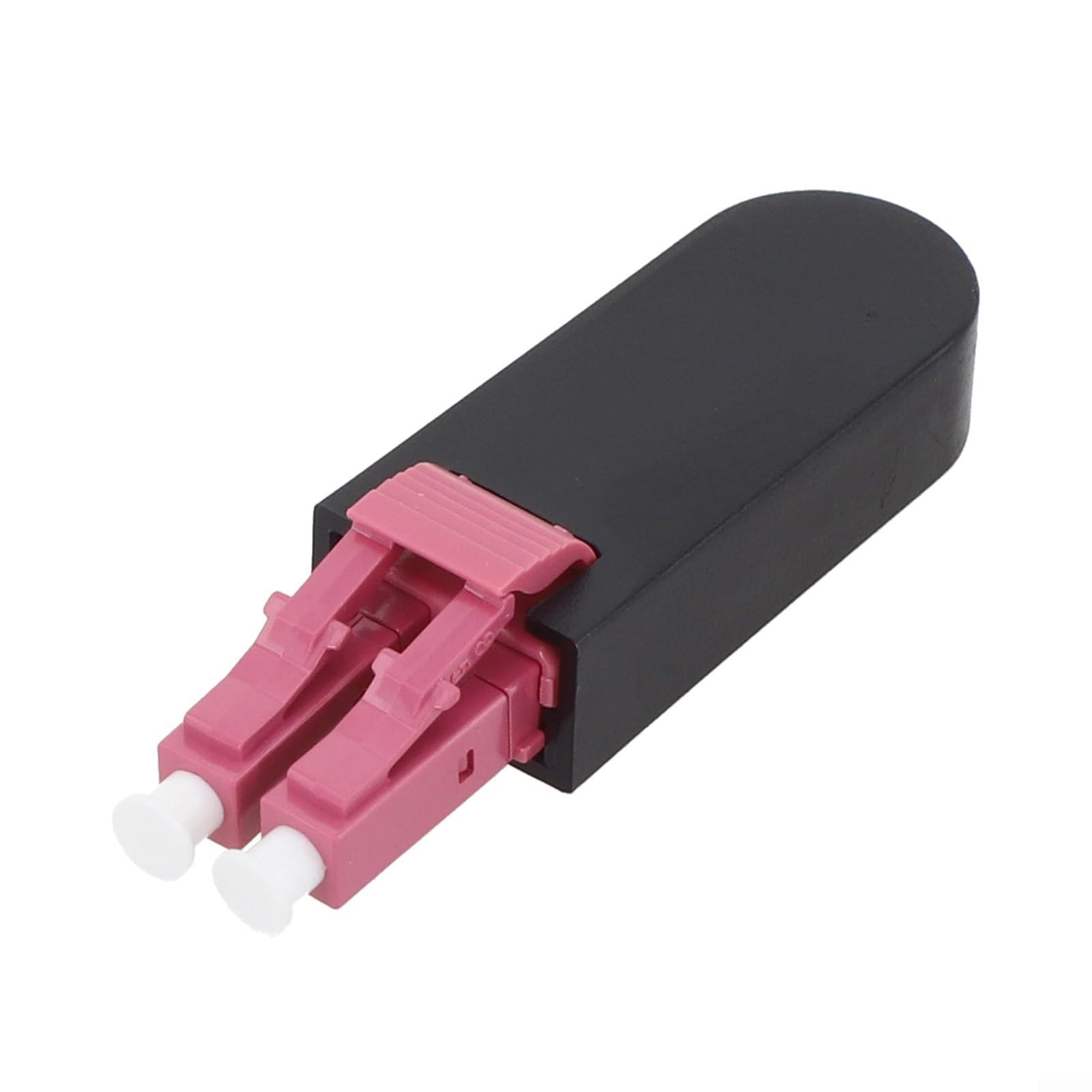 LC/UPC Adaptateur Loopback Fibre Optique Monomode Multimode SM/MM OM1 OM2 OM3 OM4 pour test de périphérique réseau et inspection des composants, matériau PE (OM4 50/125)