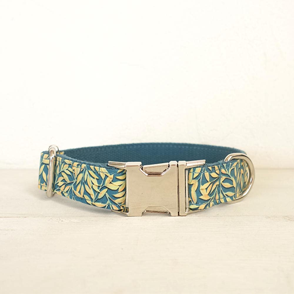 Collare per Cani Collare per Animali Domestici Collare per Animali da Compagnia in Nylon Resistente Personalizzato con Nome identificativo inciso