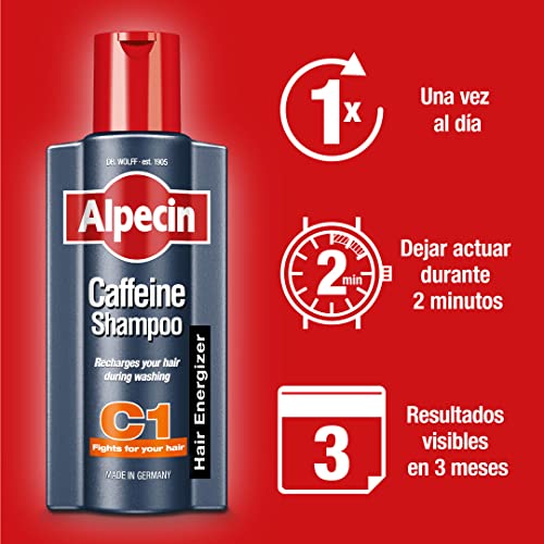Variante de Alpecin champu anticaida C1 pack 2x375 ml con cafeína