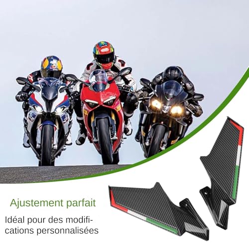 Ailerons de carénage de moto de rechange pour une finition parfaite