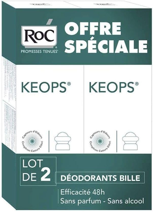 Keops Roll Deodorant 2x30ml