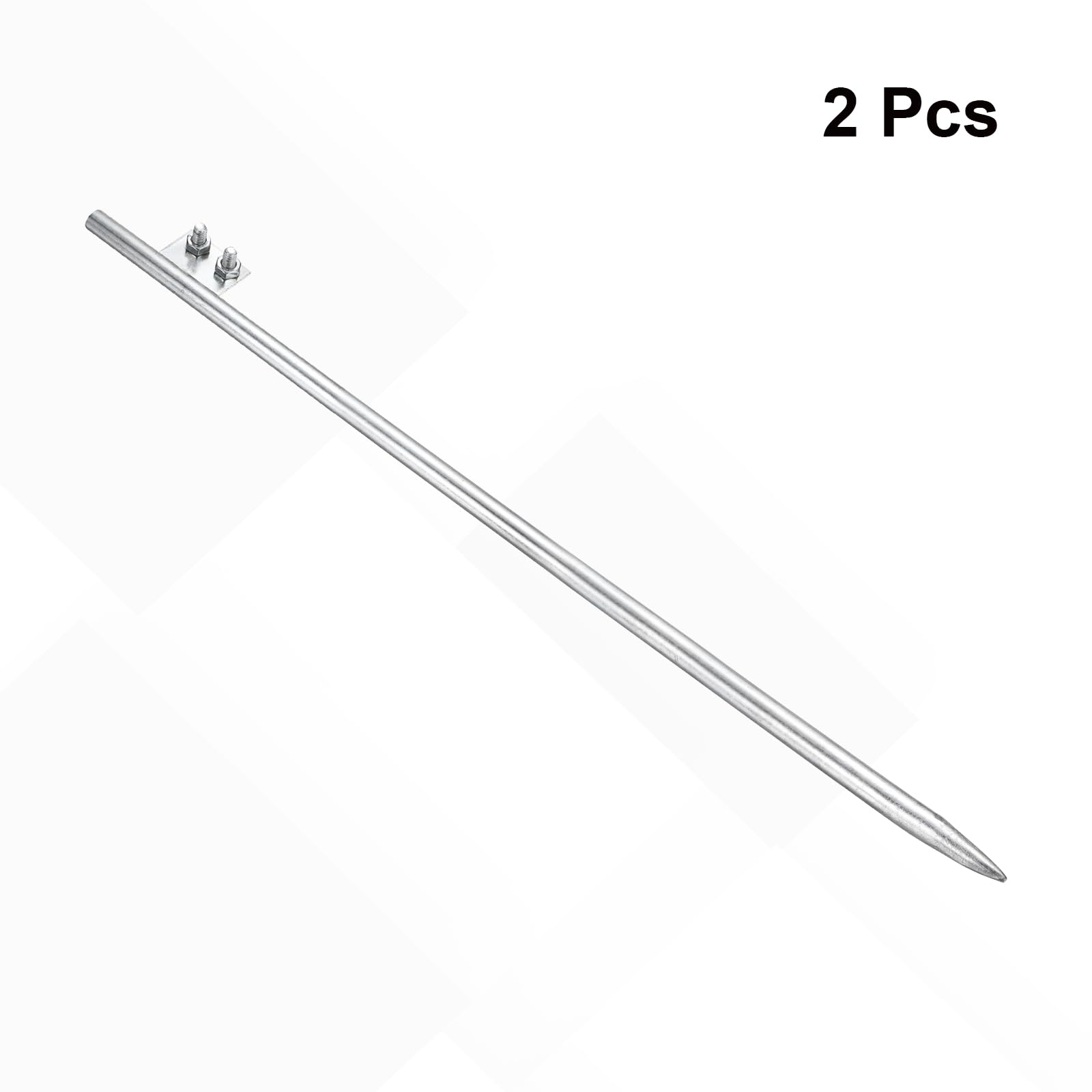 QUARKZMAN 0.6" Palo Terra Caldo Zincato Messa a Terra Pin 3.3ft 2pz