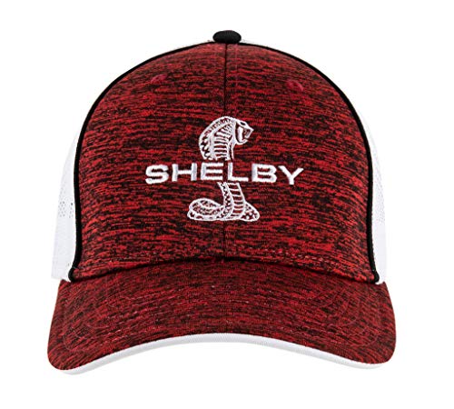 Shelby Red & White Performance Cap Hat | Officialy Licensed Shelby Product | Adjustable, One-Size Fits All Shelby Red & White Performance Cap Hat | Officialy Licensed Shelby Product | Adjustable, One-Size Fits All
