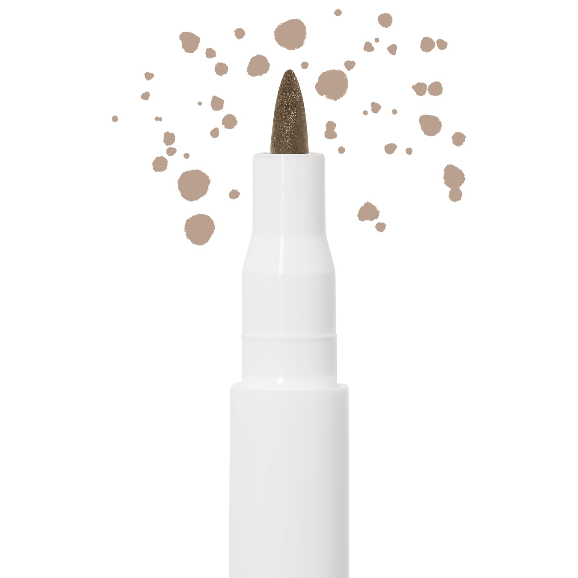 Freckle Pen - Long-Lasting Faux Freckle Makeup with a Buildable Customizable Color - Natural Looking Fake Freckles with Soft Felt Tip Applicator - Soft Brown (0.03 oz)