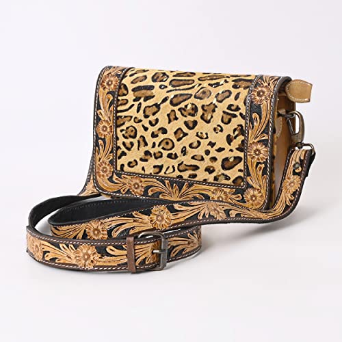 Hantooled Women’s Leather Leopard Clutch Shoulder Cross body Fur HandBags Ethnic Customs Leather Purse Classic Bag2