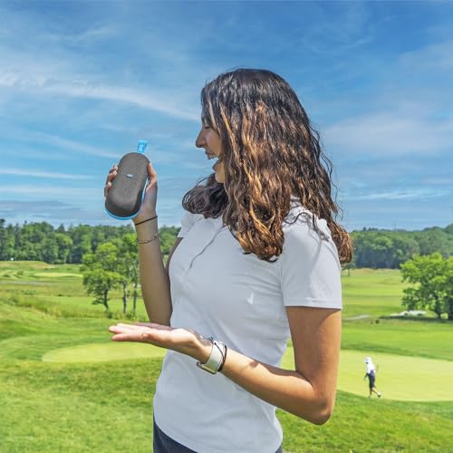 Image of Pin Point Golf Speaker with GPS, 40K+ Courses, IPX7 Waterproof, Blue