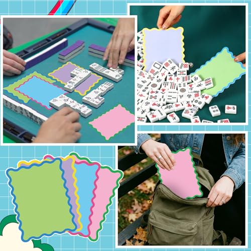 Soulchen 4 Piezas Mezcladores de Fichas Mahjong PVC miniatura 5