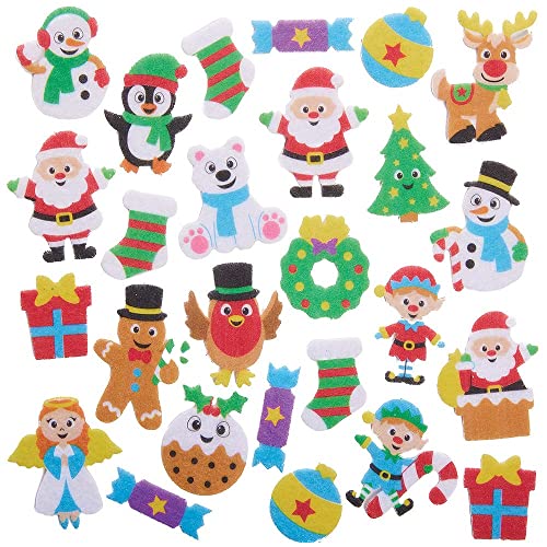 Baker Ross FX380 Weihnachten Filz Sticker - 80 Stück, Filz...