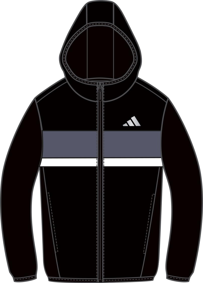 adidas Unisex Kinder Tiberio Windbreaker Jacke (1er Pack)