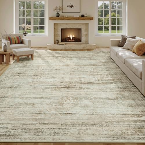 Carpelux Faux Wool Vintage Rug