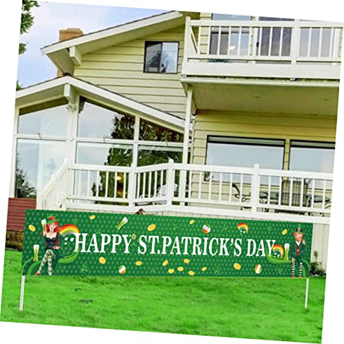 jojofuny 1 Unidade Bandeira De São Patrício St. Banner Ao Ar Livre Do Dia De Patricks St. Dia De Pat