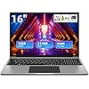 Laptop 16″, 16GB RAM 512GB SSD, FHD IPS 1920×1200 Display, Quad Core N CPU, Notebook Computer with 4 Stereo Speakers, Cooling System, 38Wh Battery, Numeric Keypad, USB3.0*2, Business Student Laptops.