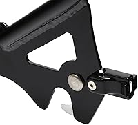 Vista 8 de TCT-MOTORPARTS Portaequipajes vertical negro de cinco barras para Harley Softail Fat Bob FXFB 107/FXFBS 114 2018-2023