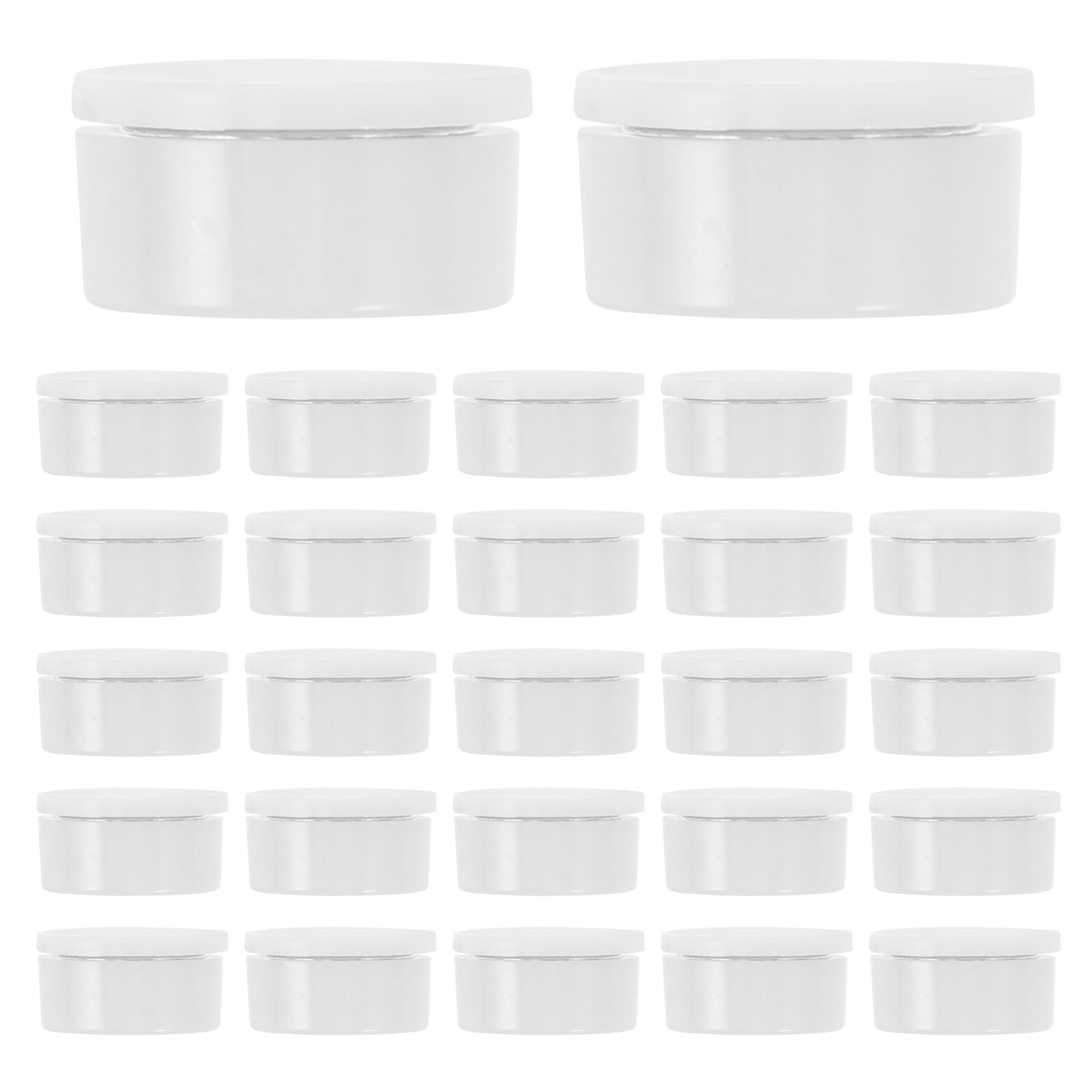 Ciieeo Mini Rotating Nail Bearings 40Pcs White Plastic Shafts for High-Speed Nail Art Spinners Suitable for Crafting