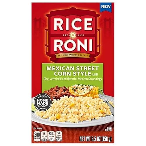 Mexican Street Style Corn Rice Mix 5.5 Oz Boxes (Pack