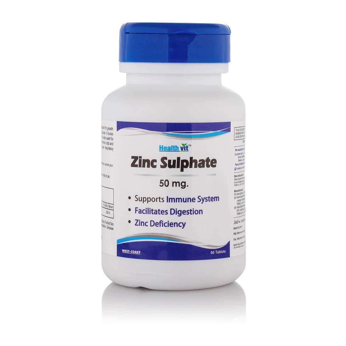 Zinc Sulfate 220 Mg 100 Count Capsules Dietary Supplement