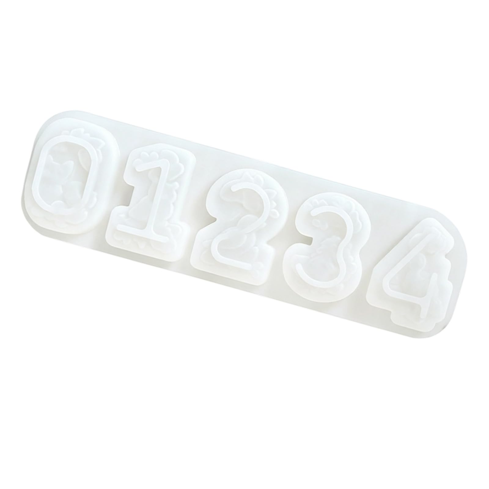 Limtula Artistic Silicone with Animal and Number Pattern for Creative Fun Animal Number Silicone with and Designs for Parties