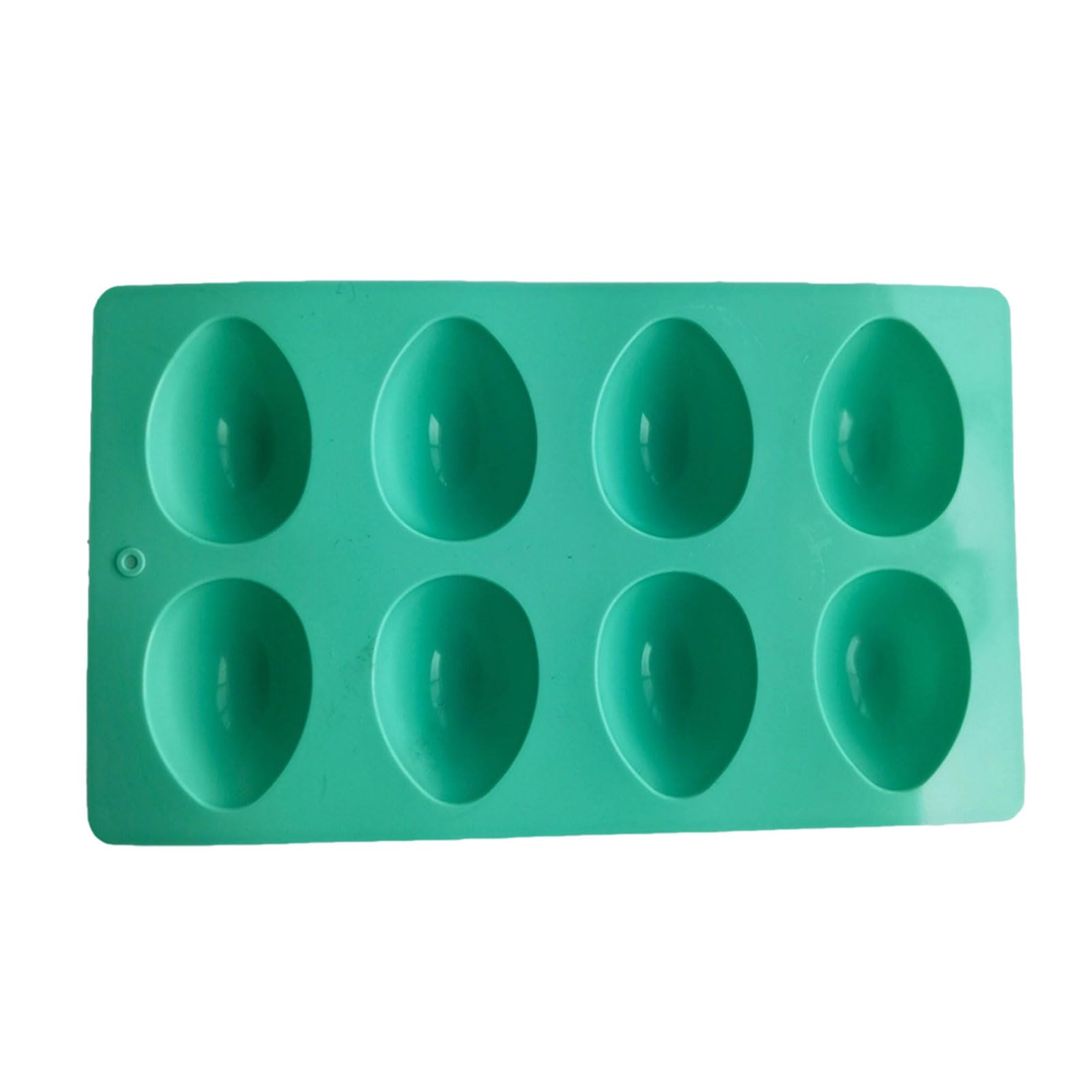 Hsyzygian 8 Cavity Eggs Shape Silicone Chocolate Molds Baking Equipment for Easter Treats Candy Jellies and Resin Food Grade Silicone Molds