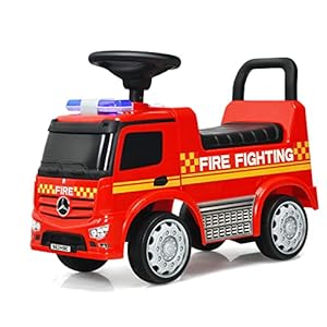 Costway Mercedes Benz Feuerwehrauto Rutschauto