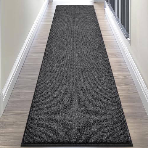 Image of Washable Kitchen Rug 24 inch x 82 inch / 60cm x 210cm, Non Slip Kitchen Mat for Floor, Absorbent Indoor Entryway Runner Rug for Hallway, Laundry, Bathroom, Bedroom (Roll Packing)
