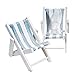 Produktbild Weddingstar 8461 Miniatur Folding Beach Chairs-Packung mit 8
