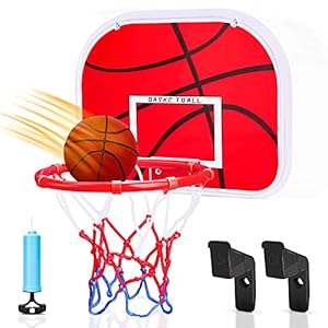 Dreamon Mini-Basketballkorb mit Ball und Pumpe