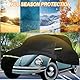 Autoabdeckung Vollgarage Ersatz für VW Beetle 1960-1980, Wasserdicht UV Beständige Auto Abdeckplane, Allwetter Reflektierende Autoabdeckung Für Alle Jahreszeiten Geeignet (Schwarz)