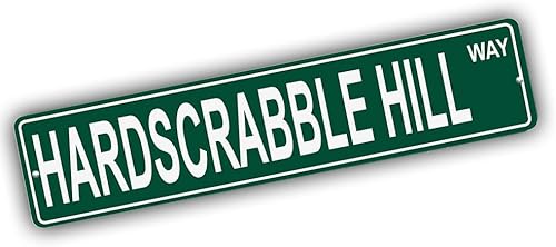 Vista 618 de Ohio Mountains Pick Your Mountain Compatible/repuesto para Ballards Hill United States Mountain Aluminio Metal Tin Street Sign Style decoración