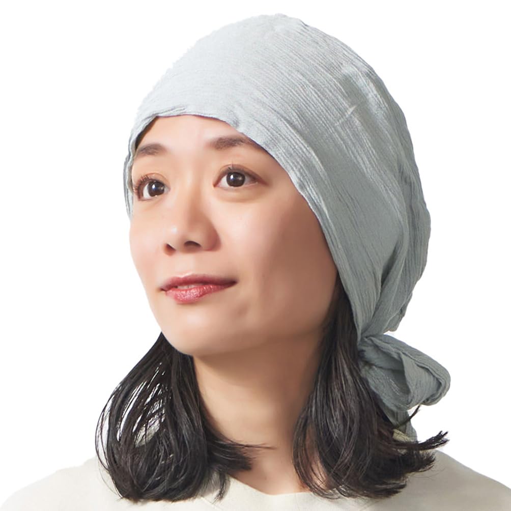 CHARM Pirate Hat Head Scarf - Turban Bandana Cap Boho Scarf Chic Womens Mens Adult Pirate Costume Light Grey